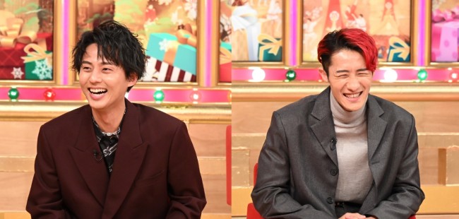 『爆笑!明石家さんまのご長寿グランプリ2022』に出演する(左から)藤ヶ谷太輔、岩本照