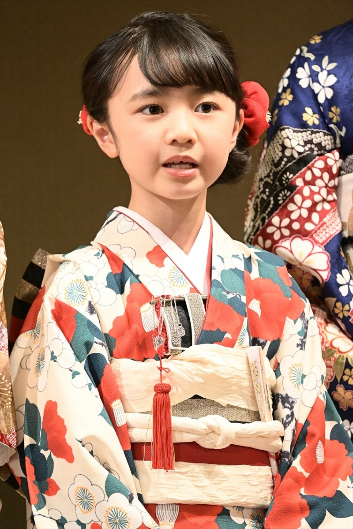 『舞いあがれ！』浅田芭路、晴れ着姿で挨拶「普段は無邪気です」　福原遥への憧れも語る