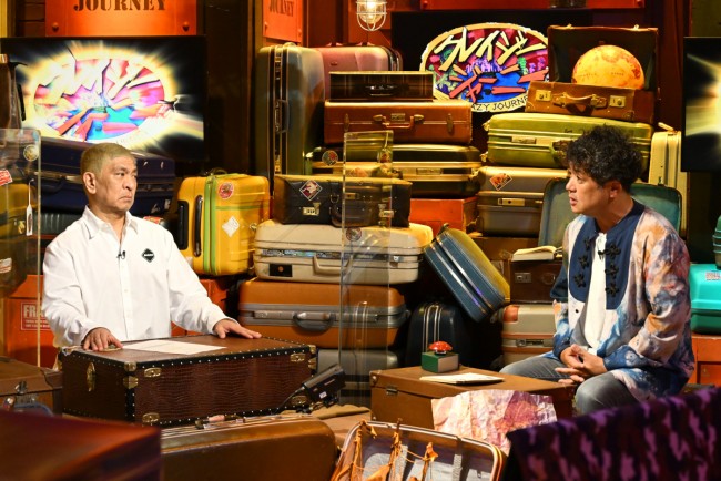『クレイジージャーニー』に出演する(左から)松本人志、鍵井靖章