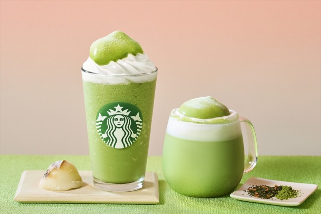 スタバ新作フラペは、“抹茶×玄米茶×もち”！　12．26から3種の“ほっとする”ドリンク発売