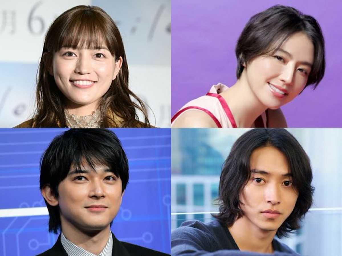 （左上から時計回りで）川口春奈、長澤まさみ、山崎賢人、吉沢亮