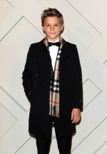 ロメオ・ベッカム、バーバリーのモデルを務めていた10歳頃