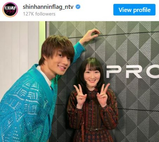 佐野勇斗が生駒里奈に“壁ドン” ※『真犯人フラグ』公式インスタグラム