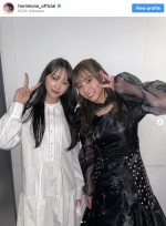 （左から）堀未央奈、北野日奈子　※「堀未央奈」インスタグラム