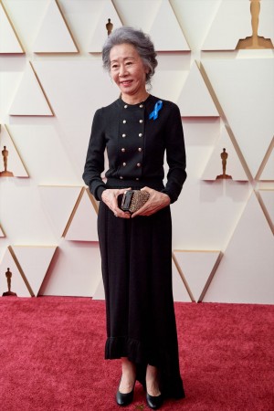 ユン・ヨジョン、第94回アカデミー賞レッドカーペットにて