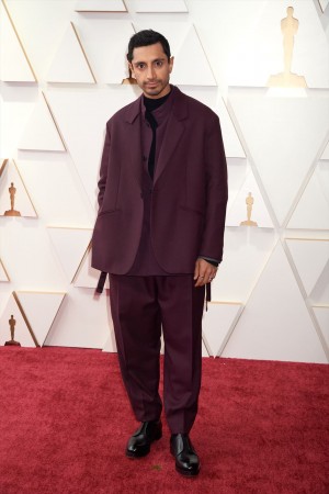 リズ・アーメッド、第94回アカデミー賞レッドカーペットにて