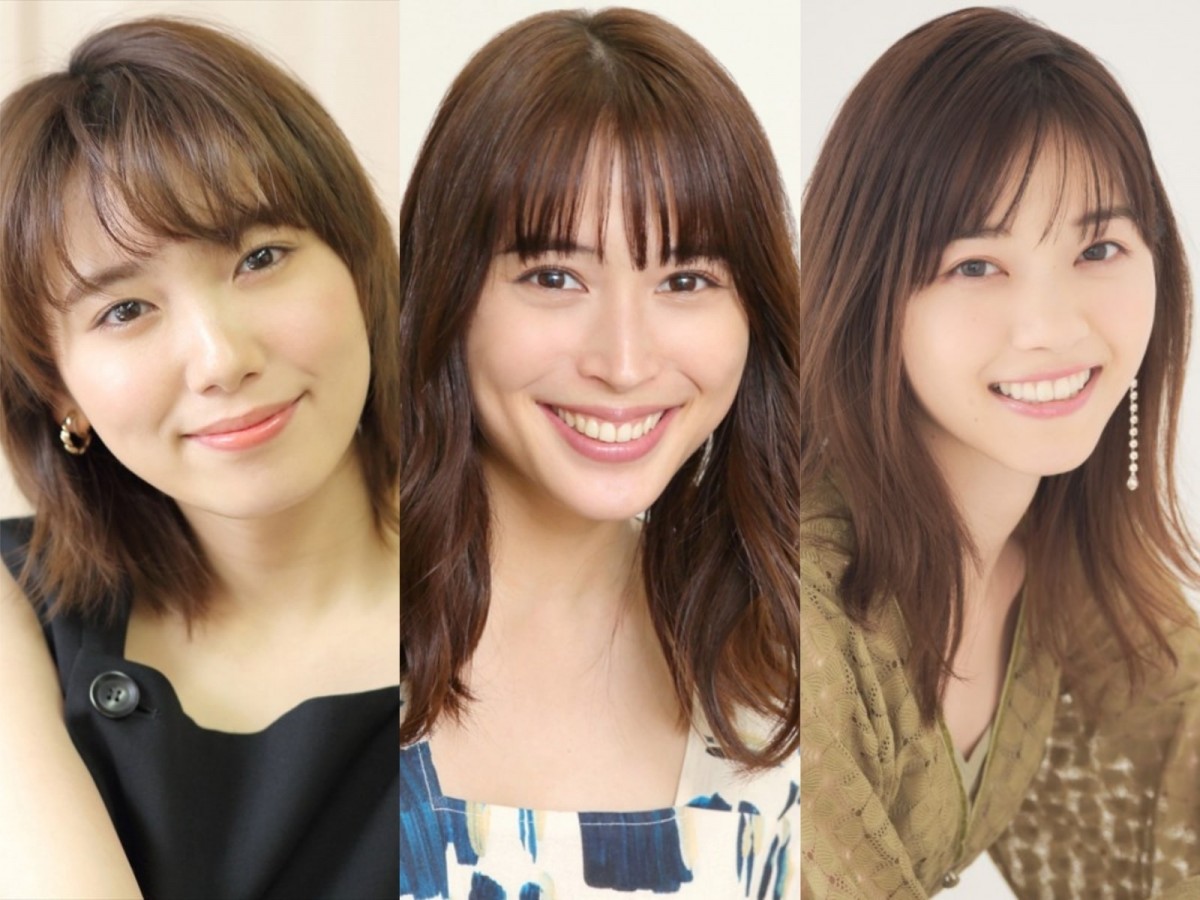 (左から)飯豊まりえ、広瀬アリス、西野七瀬