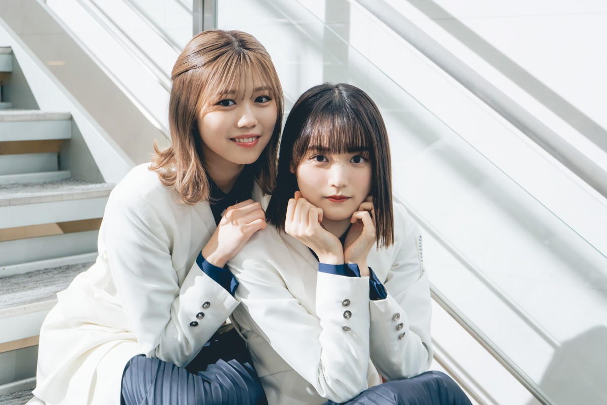 (左から)櫻坂46・武元唯衣、増本綺良