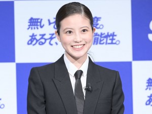 「SCSK株式会社 CM発表会」に出席した今田美桜