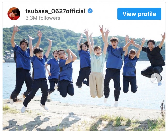 『劇場版ラジエーションハウス』キャスト陣の“アオハル感”ただようオフショット ※「本田翼」インスタグラム