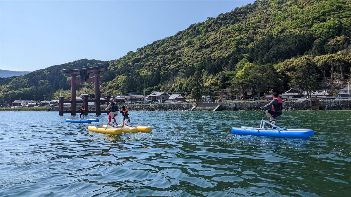 20220526_全く濡れない水上サイクリング