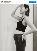 【写真】妊娠8ヵ月のときの鈴木亜美