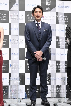 小泉孝太郎、『連続ドラマW　松本清張　眼の壁』完成報告会に登場