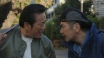 映画『ビーバップのおっさん』に出演する（左から）白井光浩、清水宏次朗