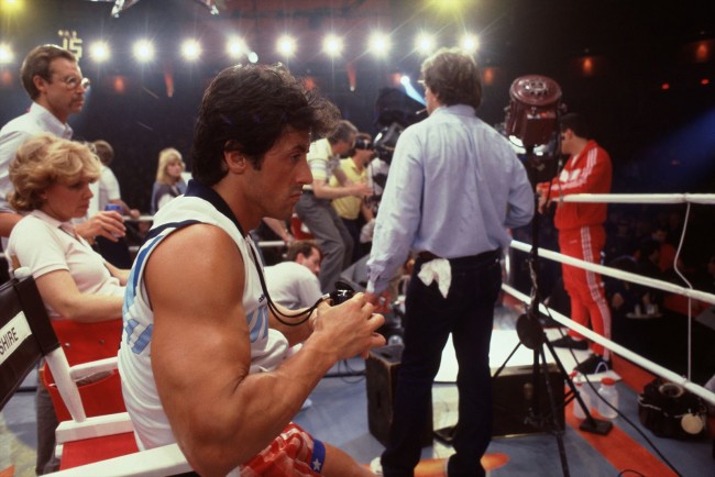 映画『ロッキーVSドラゴ:ROCKY IV』メイキング写真