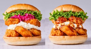 フレッシュネスバーガー「海老 増し増しバーガー」登場！　海老を贅沢に6尾サンド