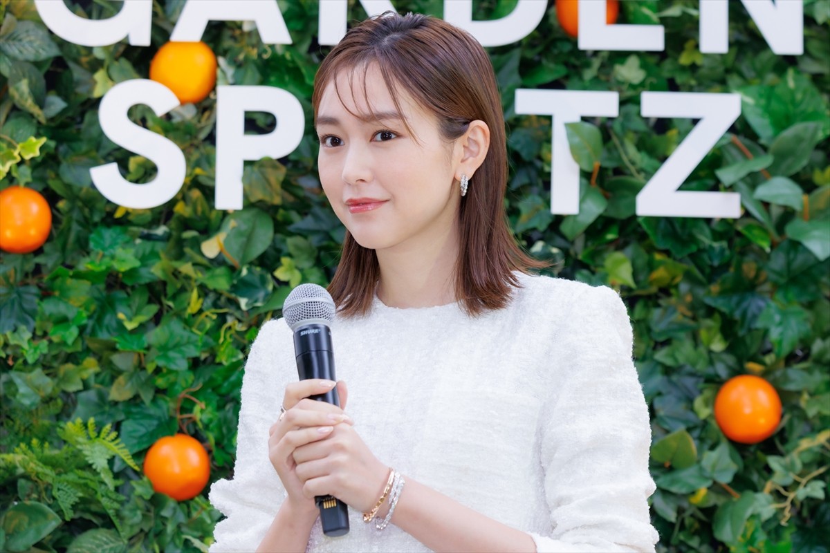 桐谷美玲、 美＆健康の秘訣は“旬の食材”　スリットがまぶしいサマードレスでイベントに登場