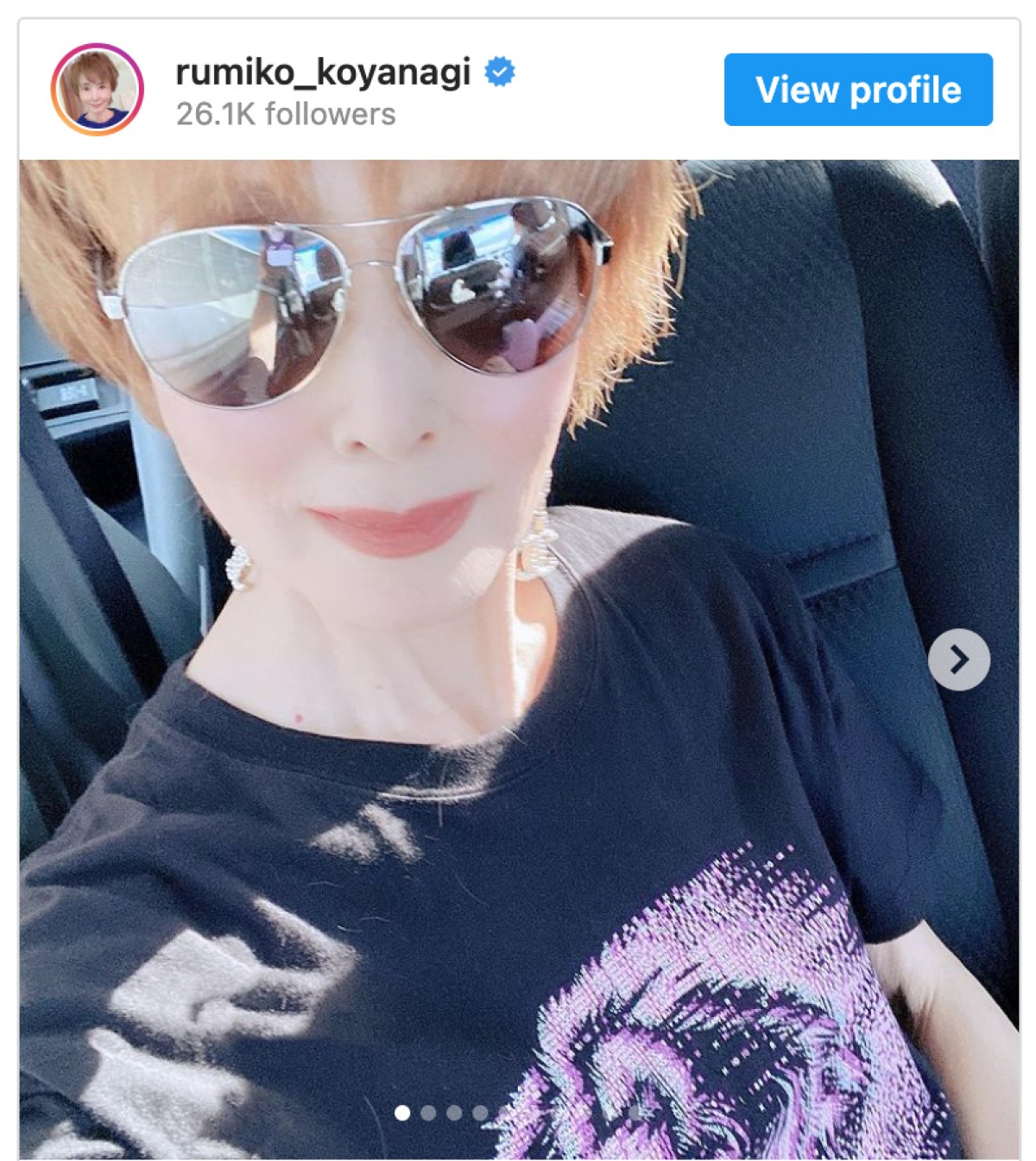 小柳ルミ子、“師匠”メッシ生観戦はラスト？「そう思うと涙が滲んで来ました」