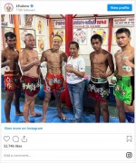 「KaewsamritGym」を訪れた武尊 ※「武尊」インスタグラム