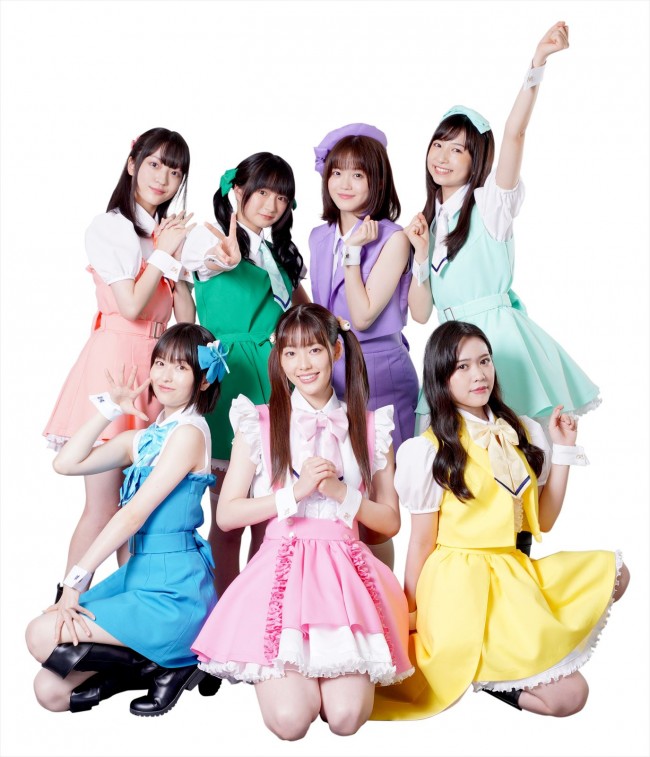 ドラマ『推しが武道館いってくれたら死ぬ』(上段左から)伊礼姫奈、和田美羽、SOYO、GUMI(下段左から)MOMO、中村里帆、KANO