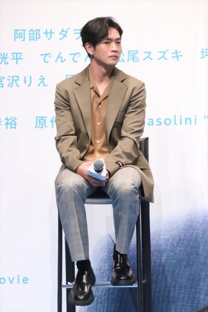 松下洸平、映画『アイ・アム まきもと』完成報告会に登場