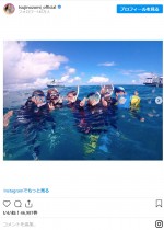 宮古島を満喫する辻希美＆杉浦太陽ファミリー　※「辻希美」インスタグラム