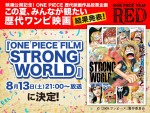 「みんなが観たい歴代ワンピ映画」第1位は『ONE PIECE FILM STRONG WORLD』　次週放送決定！