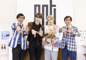 『What’s NCT!?』より（左から）こがけん、NCT・ショウタロウ＆ソンチャン、おいでやす小田