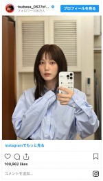 「どっちだと思う？」自撮りクイズを出した本田翼　※「本田翼」インスタグラム