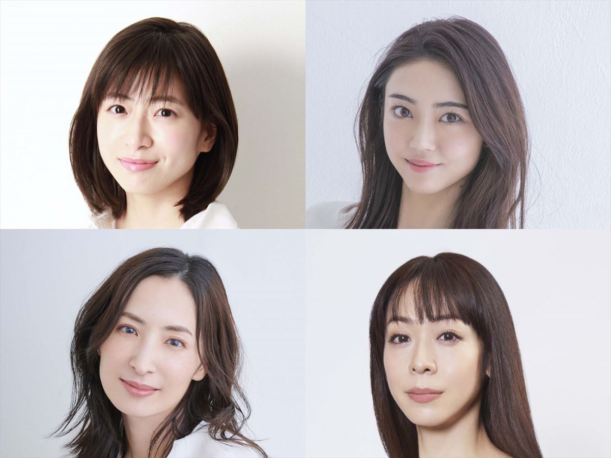 『ポップUP!』ひるドラ!『昼上がりのオンナたち』第2弾主演・(上段左から)南沢奈央、山谷花純、(下段左から)真飛聖、遊井亮子