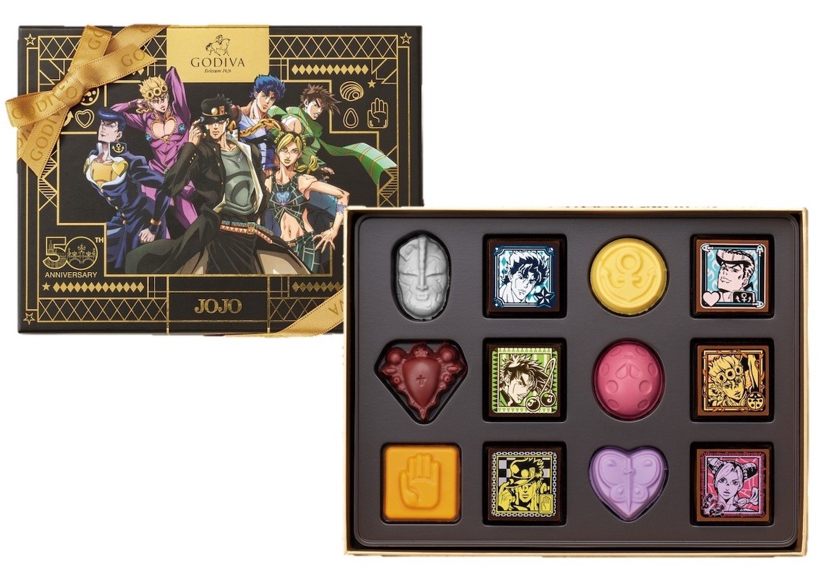 『ジョジョの奇妙な冒険』×「ゴディバ」コラボ! 主人公たちを描いたチョコレート登場