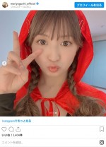 コスプレ姿の矢口真里　※「矢口真里」インスタグラム