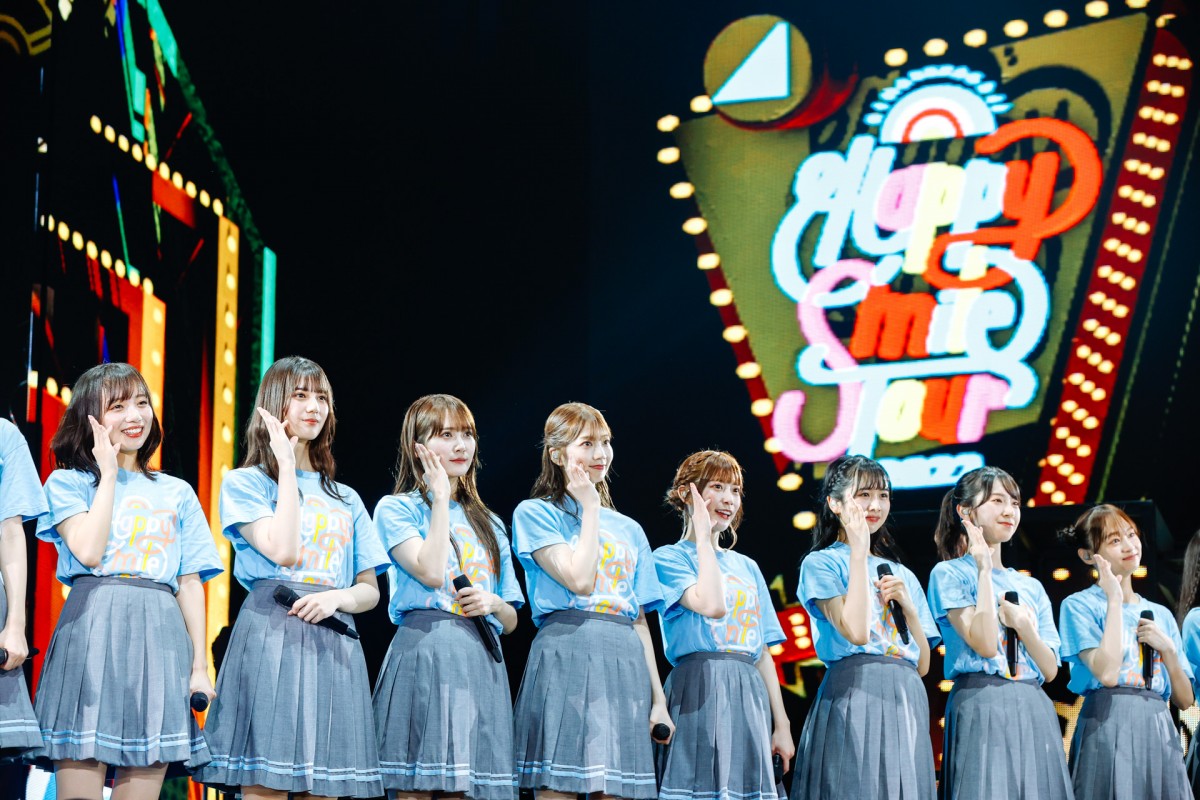 日向坂46・四期生、ライブ初パフォーマンス　「ブルーベリー＆ラズベリー」をフレッシュに披露＜Happy Smile Tour 2022＞