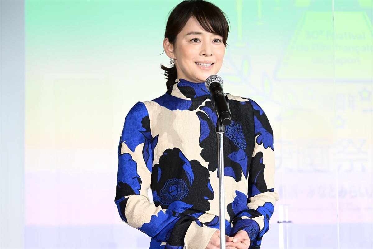 石田ゆり子、映画祭ミューズ就任に喜び　フランスの思い出は『マチネの終わりに』の撮影