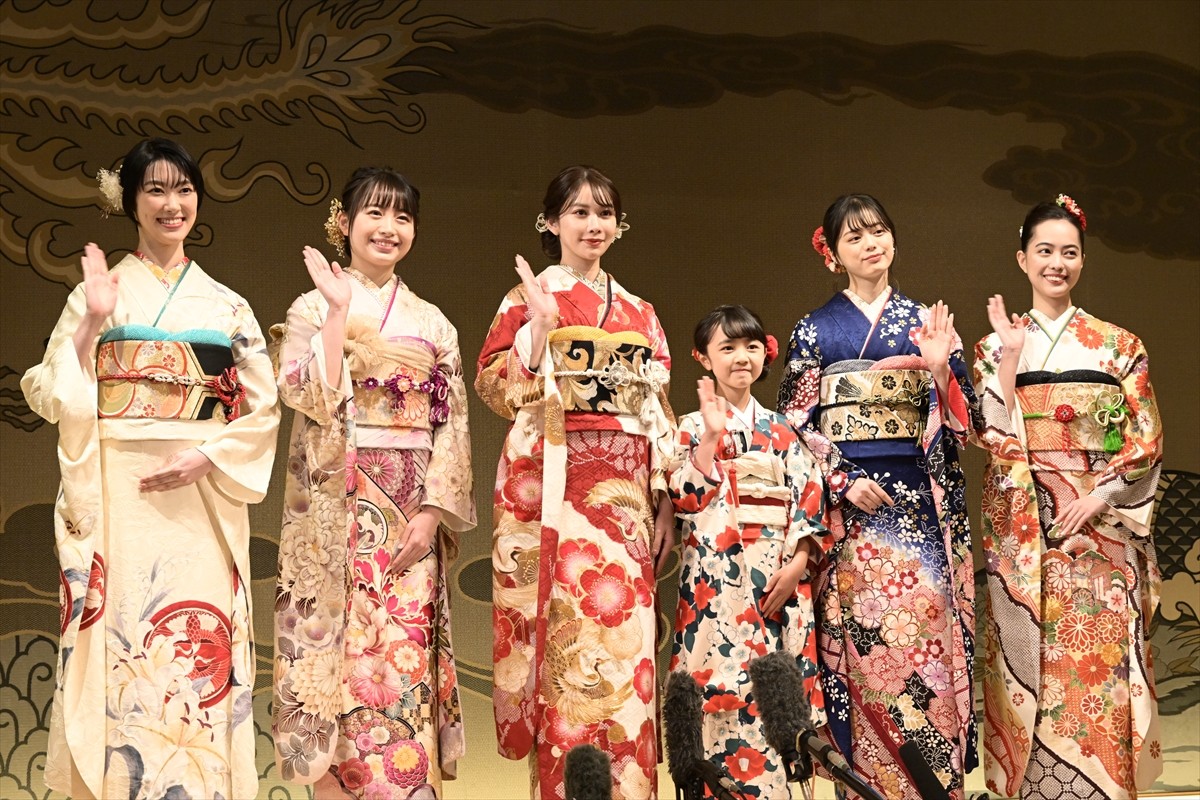 『舞いあがれ！』浅田芭路、晴れ着姿で挨拶「普段は無邪気です」　福原遥への憧れも語る