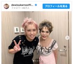 （左から）手越祐也、デヴィ夫人　※「デヴィ夫人」インスタグラム