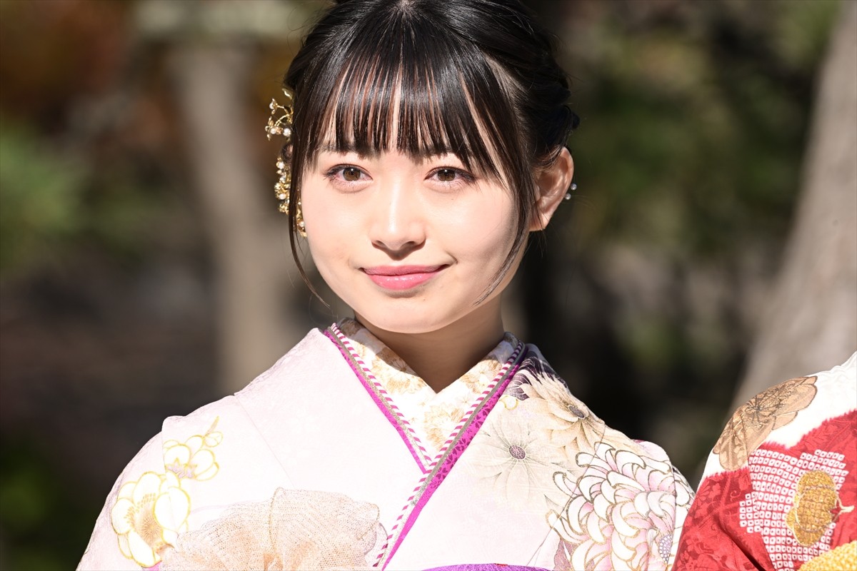 『舞いあがれ！』浅田芭路、晴れ着姿で挨拶「普段は無邪気です」　福原遥への憧れも語る