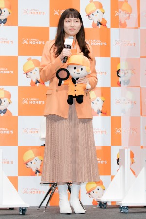 川口春奈、「LIFULL HOME’S 新CM発表会」に登場