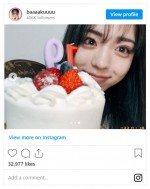 井手上漠が19歳のバースデー　※「井手上漠」インスタグラム