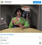 「ミス条映」に輝いたエントリーNo.9の女性を演じた羽瀬川なぎ　※「羽瀬川なぎ」インスタグラム