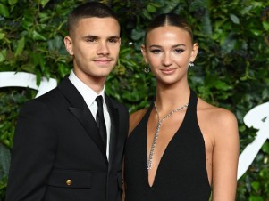 ロメオ・ベッカム、恋人ミア・レーガンとレッドカーペットデビュー（2021年11月）