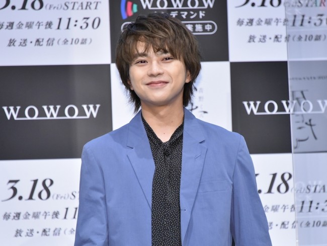 佐藤勝利、『WOWOWオリジナルドラマ 青野くんに触りたいから死にたい』完成報告会に登場