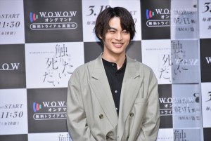 神尾楓珠、『WOWOWオリジナルドラマ 青野くんに触りたいから死にたい』完成報告会に登場