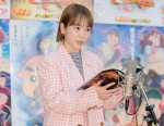 『映画クレヨンしんちゃん もののけニンジャ珍風伝』公開アフレコイベントに登場した川栄李奈