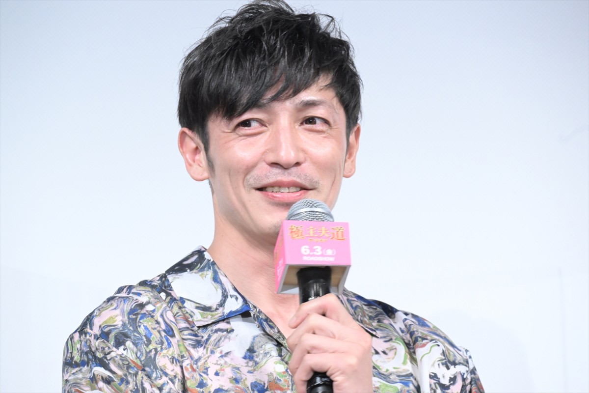 映画『極主夫道 ザ・シネマ』カチコミ!最速試写会に出席した玉木宏