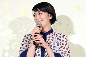松たか子、映画『峠 最後のサムライ』完成披露試写会に登場