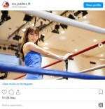 リングガールを務める雪平莉左 ※「雪平莉左」インスタグラム