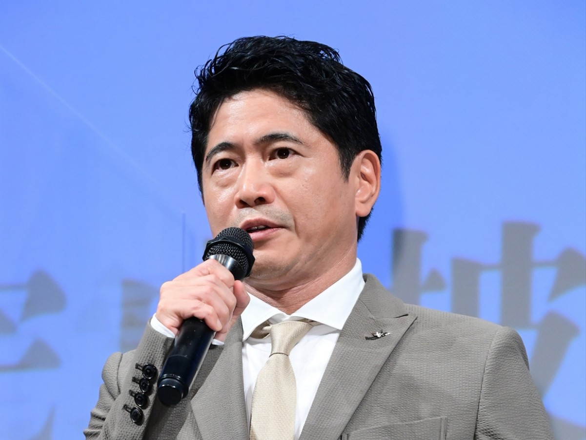 萩原聖人、映画『島守の塔』完成披露試写会に登場