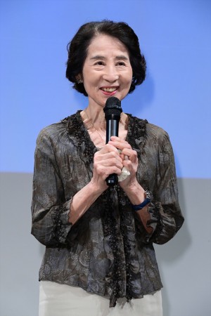 香川京子、映画『島守の塔』完成披露試写会に登場