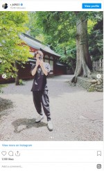 奥菜恵が撮影した木村了 ※「木村了」インスタグラム